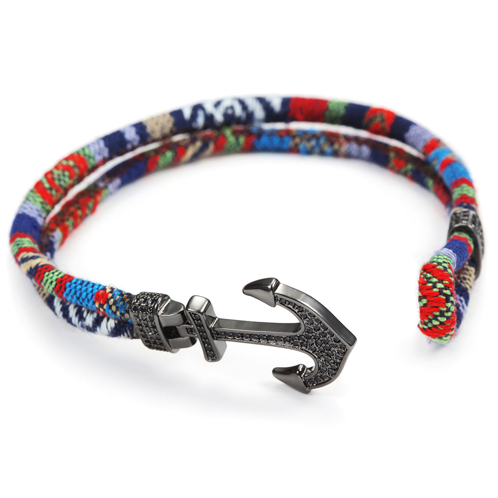 Colorful Anchor Bracelet-NSB1436ST