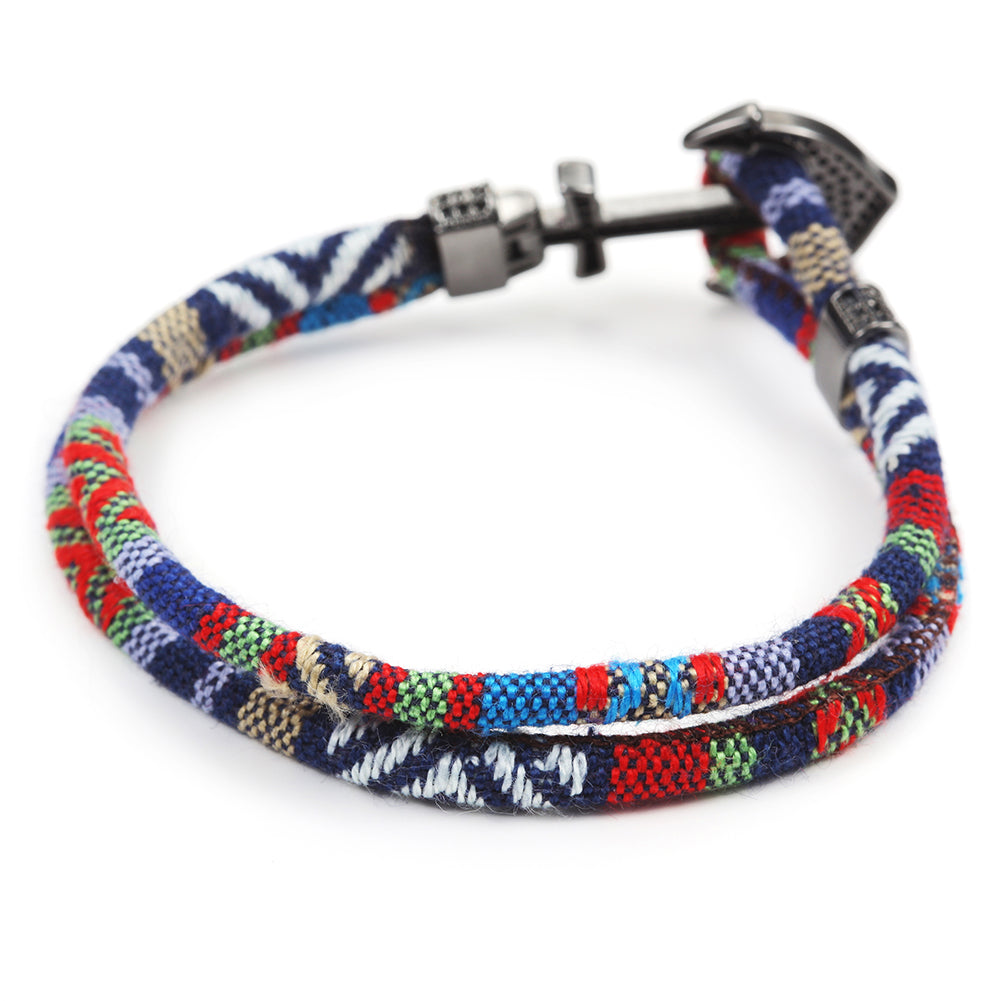 Colorful Anchor Bracelet-NSB1436ST