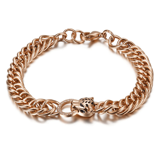 Stainless steel interlocking bracelet-NSB1495ST