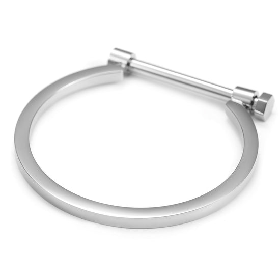 Stainless steel C-shaped bracelet-NSB1498STL