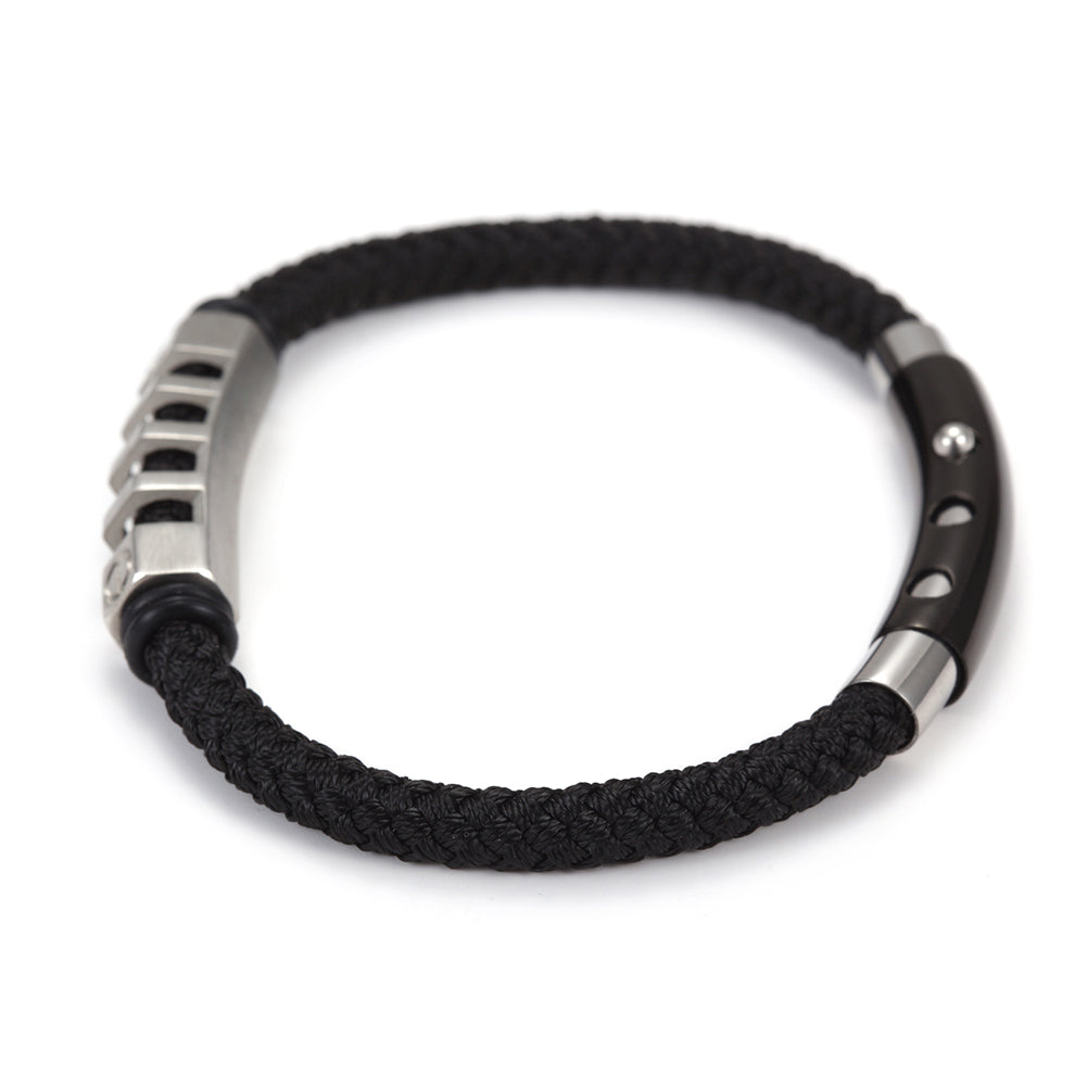 Hemp rope stainless steel bracelet-NSB1499ST