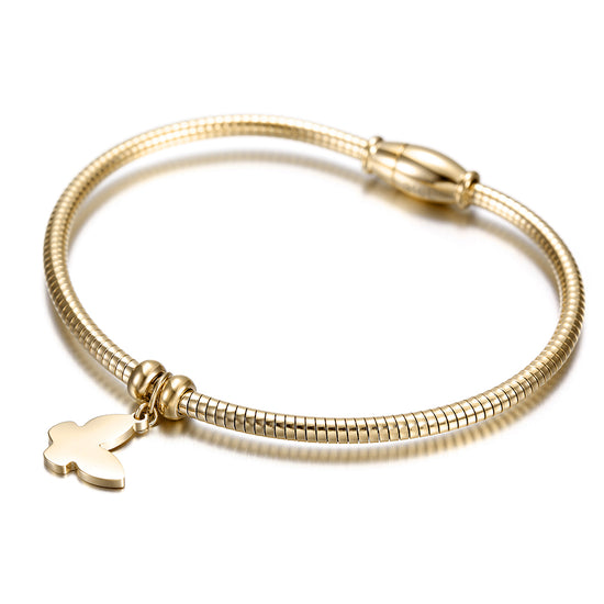 Cable Rabbit Head Bracelet-NSB1523ST