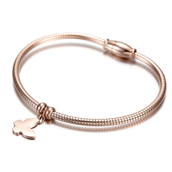 Cable Rabbit Head Bracelet-NSB1523ST