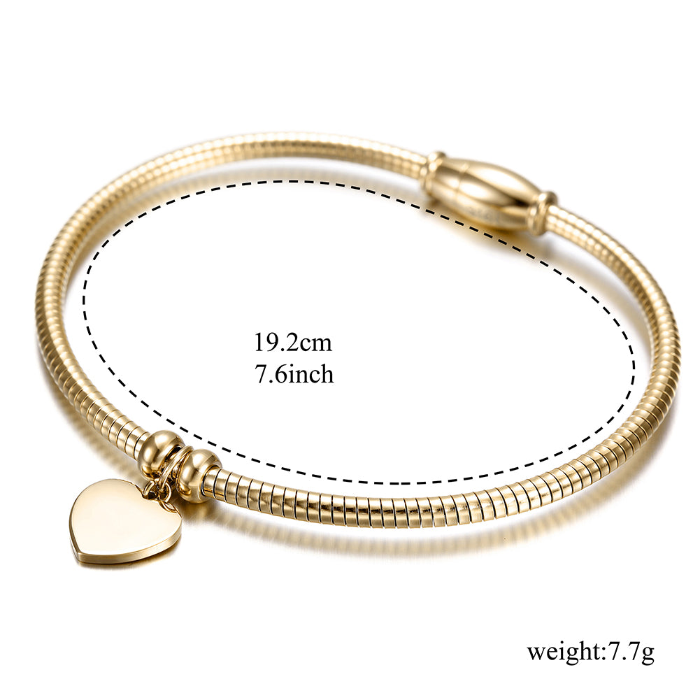 Cable Love Bracelet-NSB1524ST