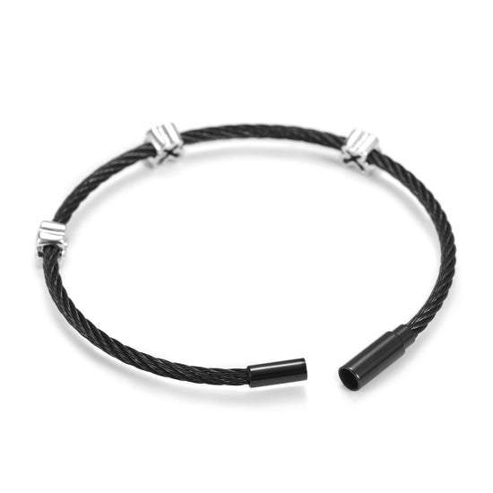 Cable Butterfly Bracelet-NSB1527ST