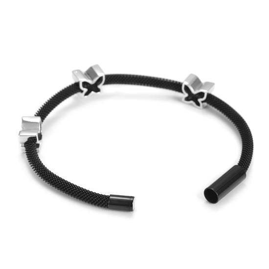 Cable Butterfly Bracelet-NSB1528ST