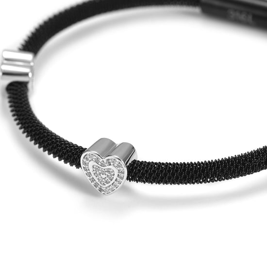 Cable Love Zircon Bracelet-NSB1530ST