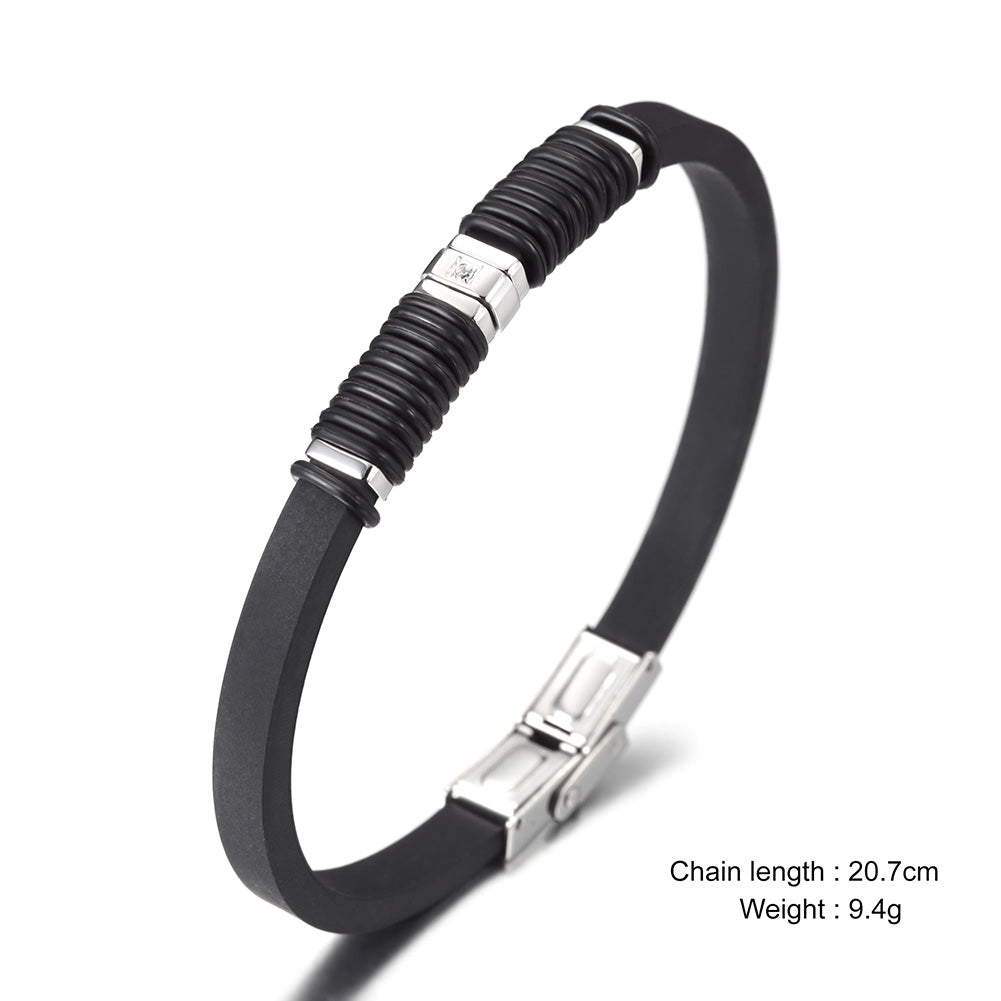 Black belt creative bracelet-NSB1577ST