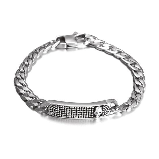 Silver hollow bracelet-NSB1598ST