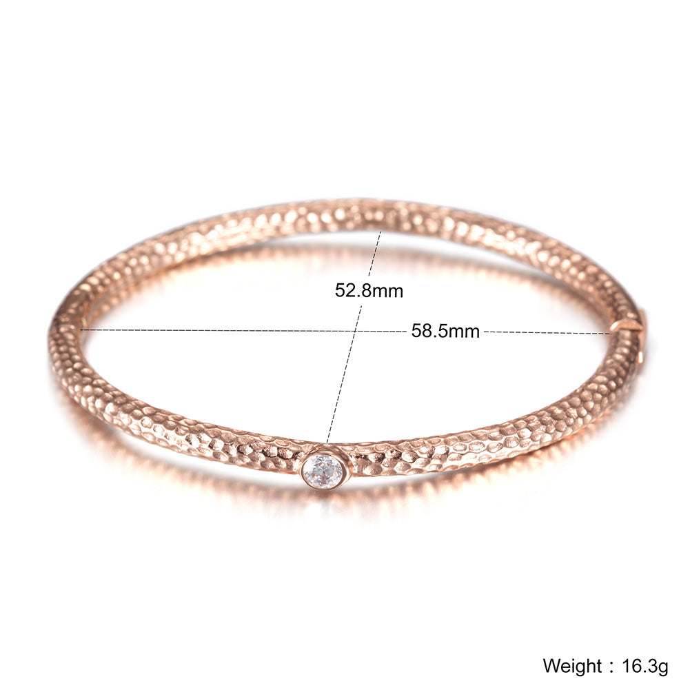 Circular pounding bracelet-NSB1606ST