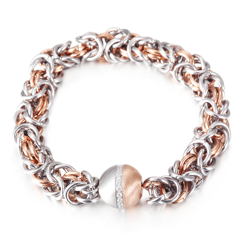 Fried Dough Twists alternate color bracelet-NSB1679ST