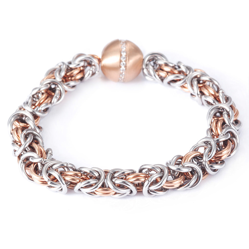 Fried Dough Twists alternate color bracelet-NSB1679ST