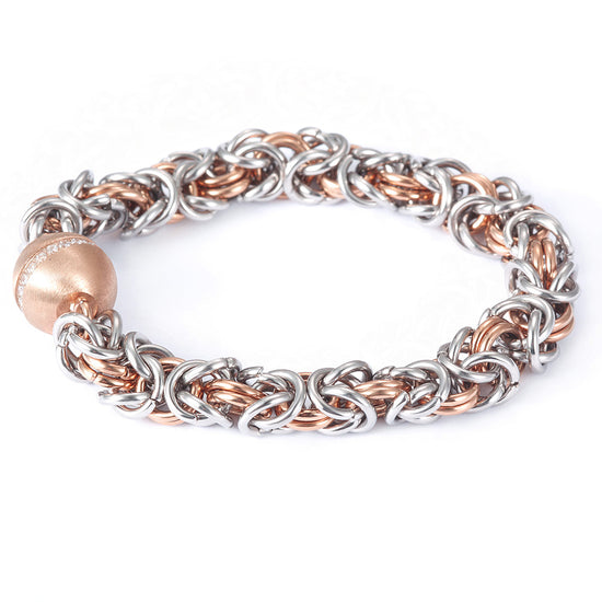 Fried Dough Twists alternate color bracelet-NSB1679ST