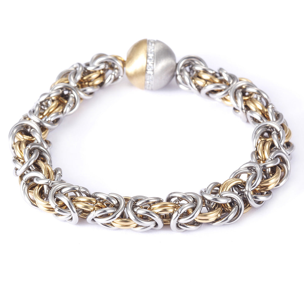 Fried Dough Twists alternate color bracelet-NSB1679ST