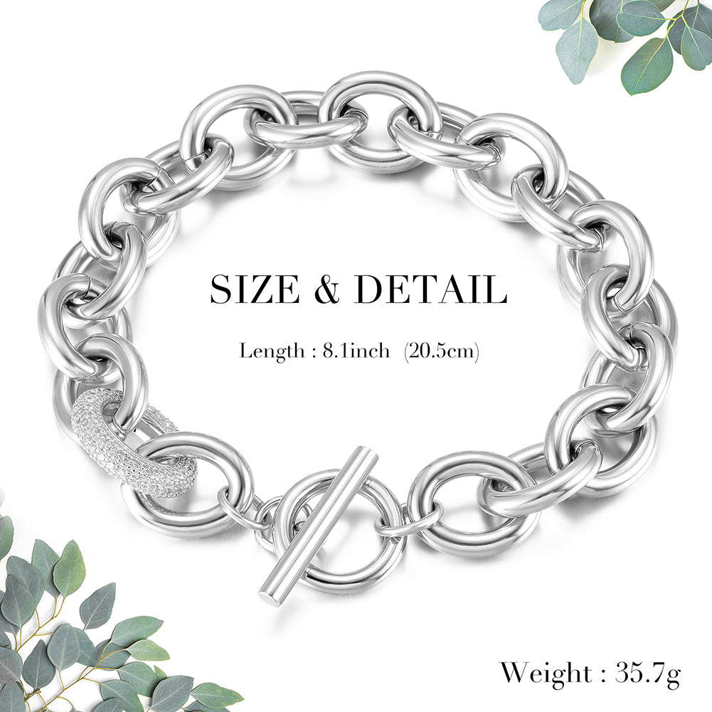 Interlocking creative bracelet-NSB1701STZD