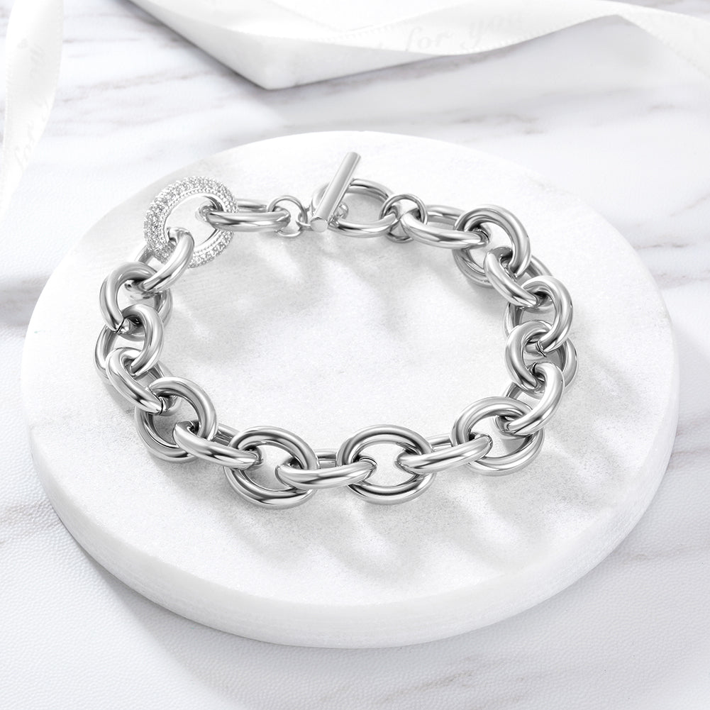 Interlocking creative bracelet-NSB1701STZD