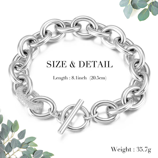 Interlocking creative bracelet-NSB1701STZD