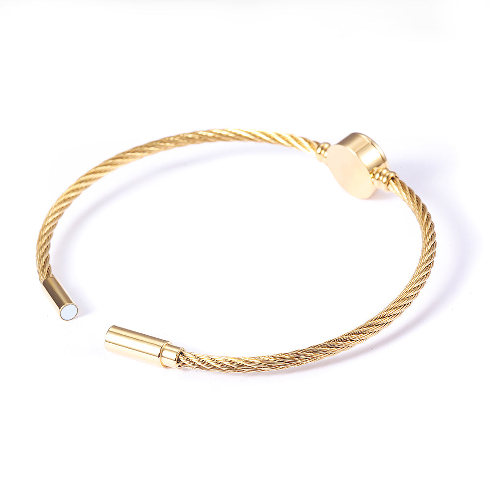 Cable Creative Pattern Bracelet-NSB1706