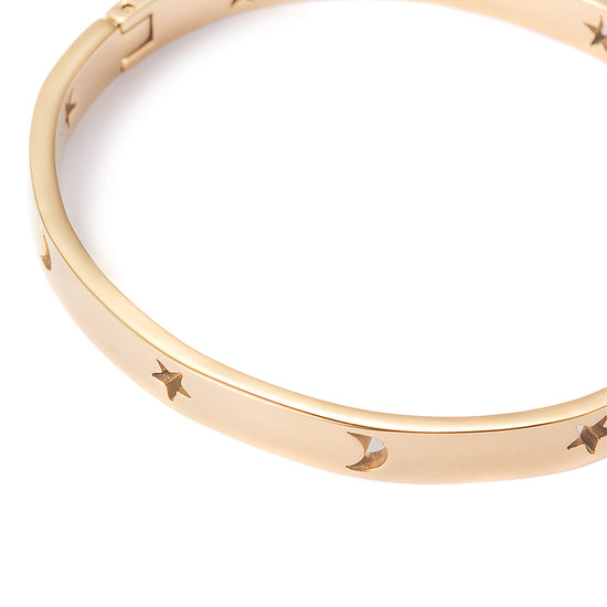 Star Moon Hollow Bracelet-NSB1723ST