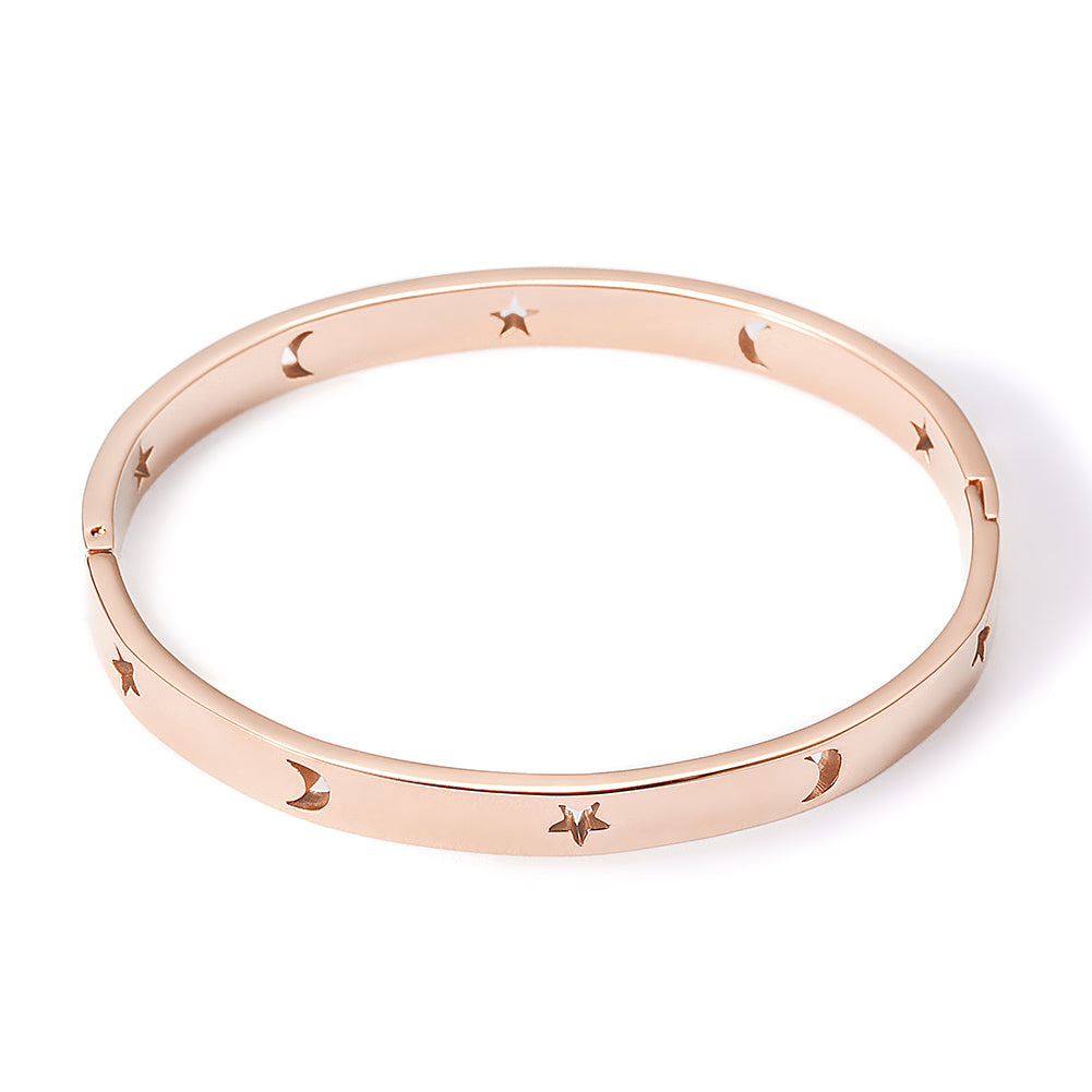 Star Moon Hollow Bracelet-NSB1723ST