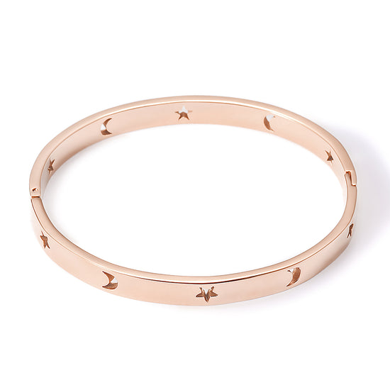 Star Moon Hollow Bracelet-NSB1723ST