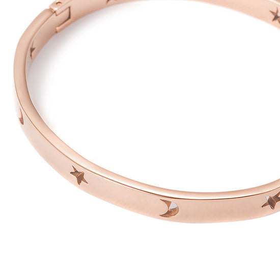 Star Moon Hollow Bracelet-NSB1723ST