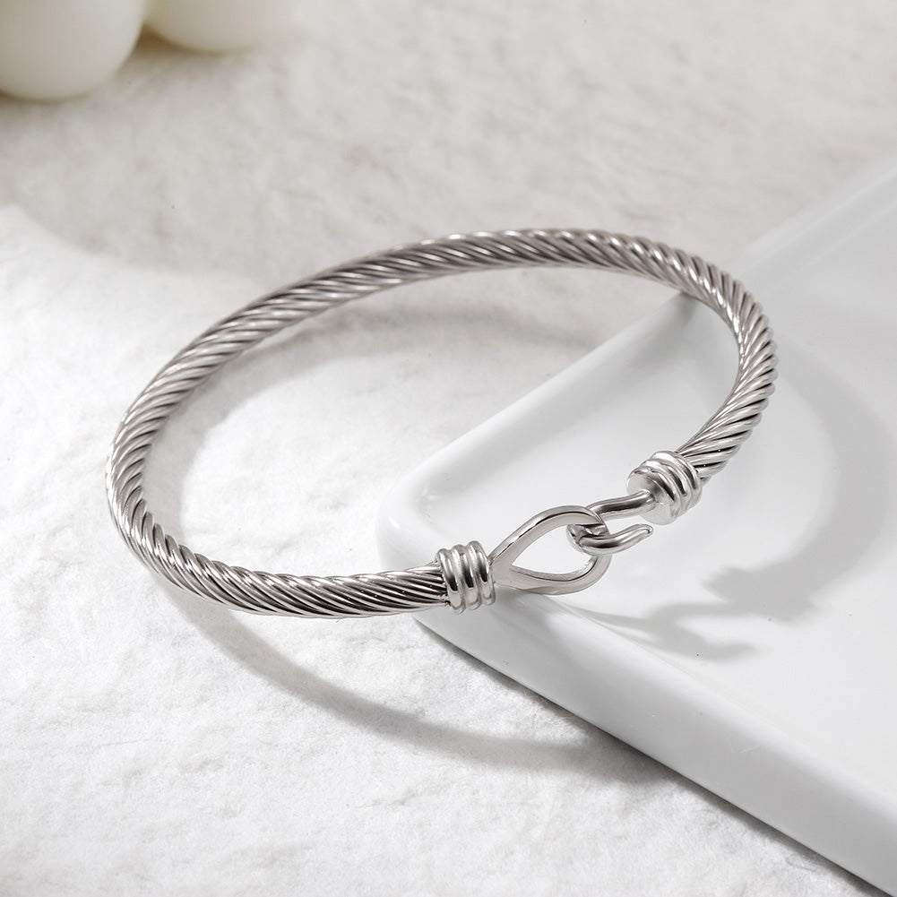 Stainless steel cable bracelet-NSB1785ST