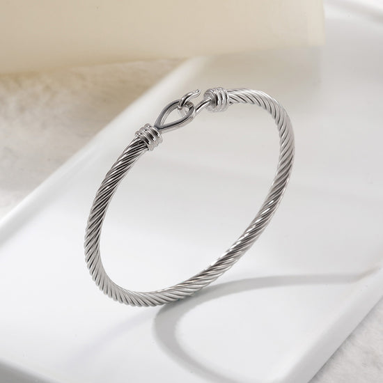 Stainless steel cable bracelet-NSB1785ST