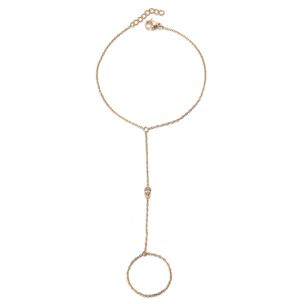 Chain pendant bracelet-NSB1794STGC