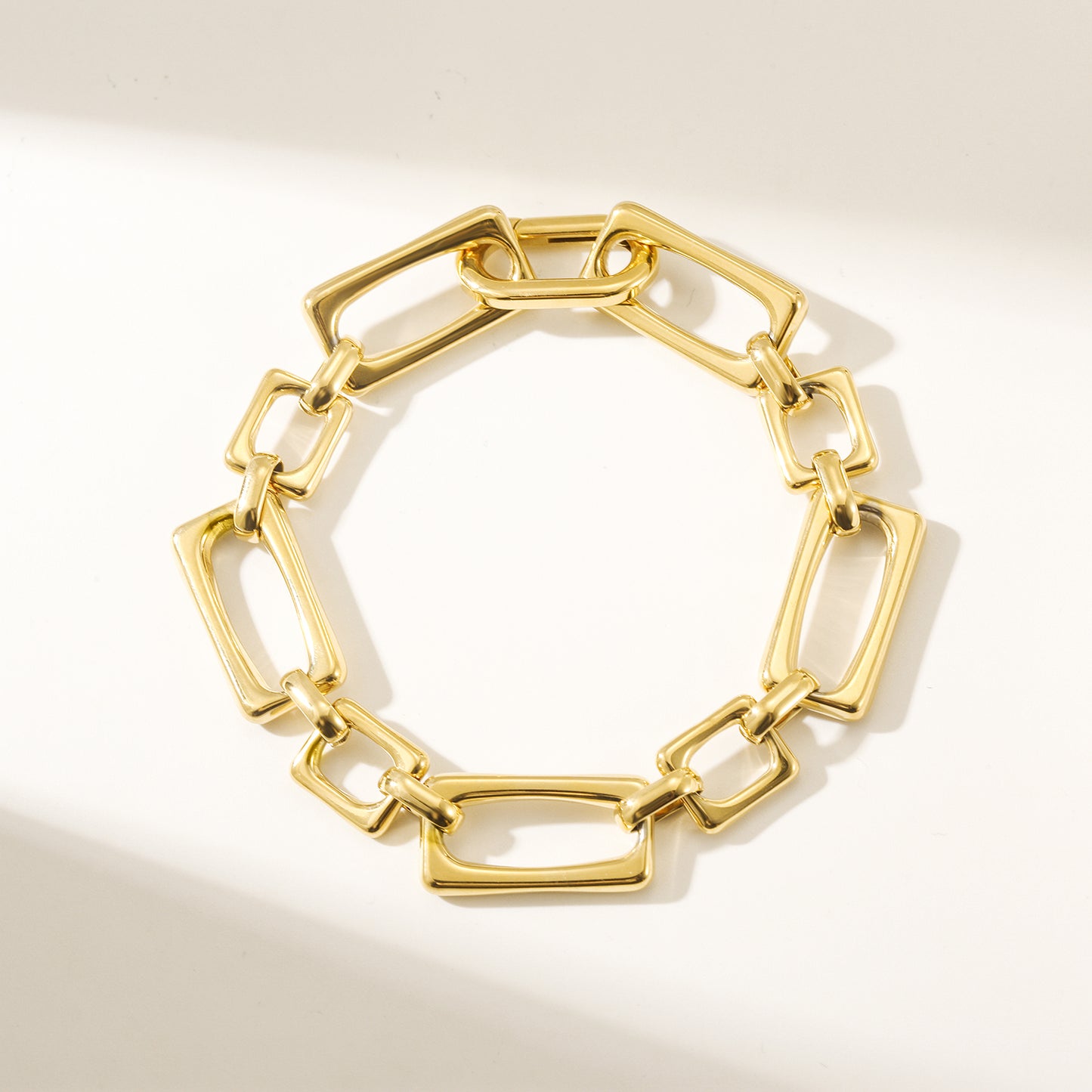 Square buckle bracelet-NSB1857STGC