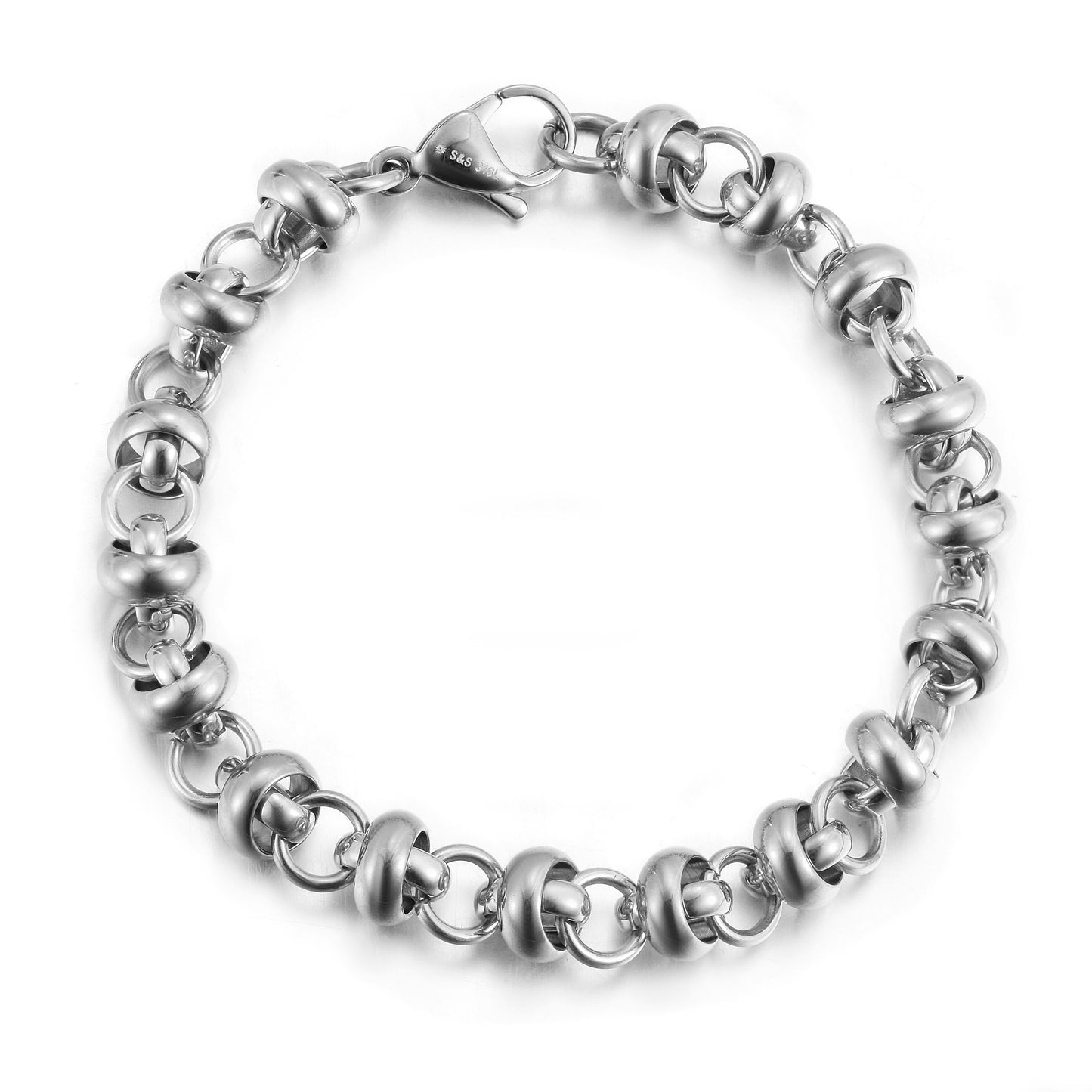 Chain hollow bracelet-NSB1911STGC-7