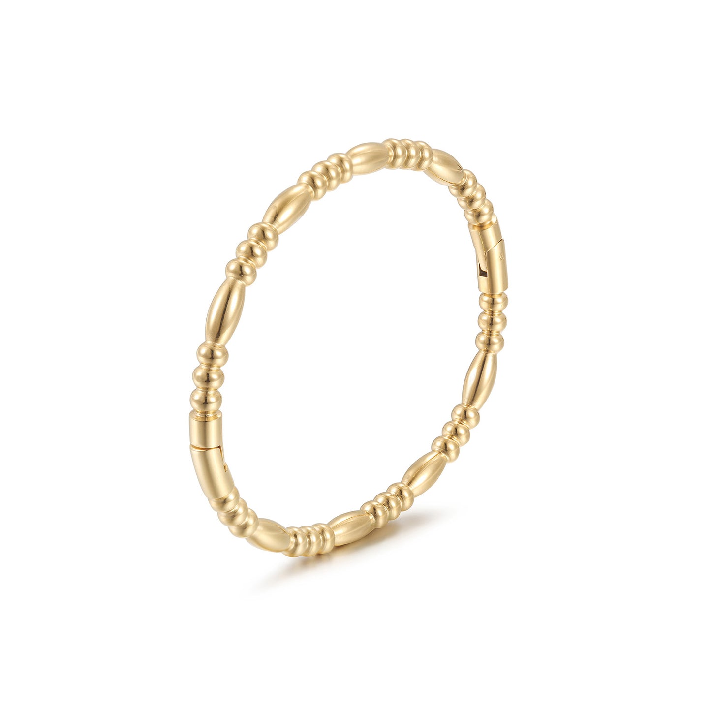 Gold stainless steel bracelet-NSB1914STGC