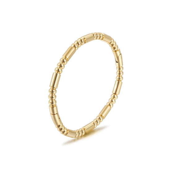 Gold stainless steel bracelet-NSB1915STGC