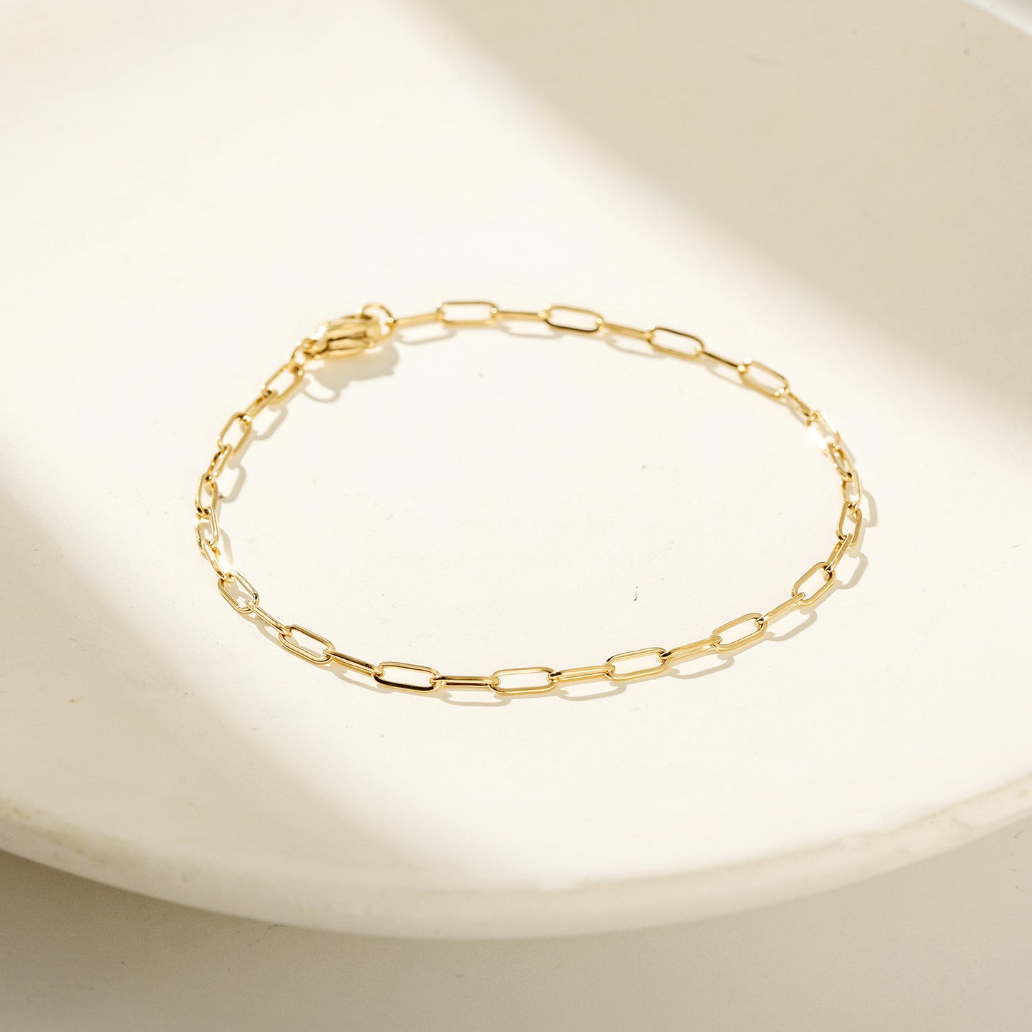 Chain hollow smooth bracelet-NSB1921ST