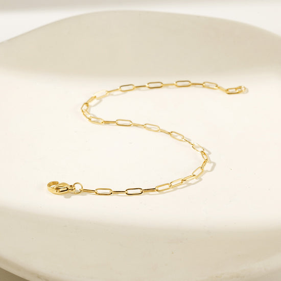 Chain hollow smooth bracelet-NSB1921ST