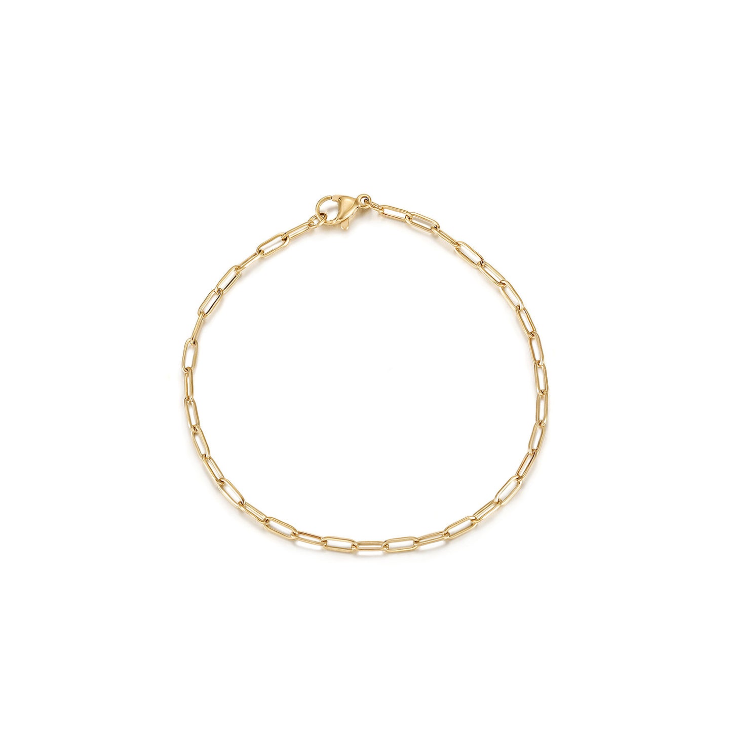 Chain hollow smooth bracelet-NSB1921ST