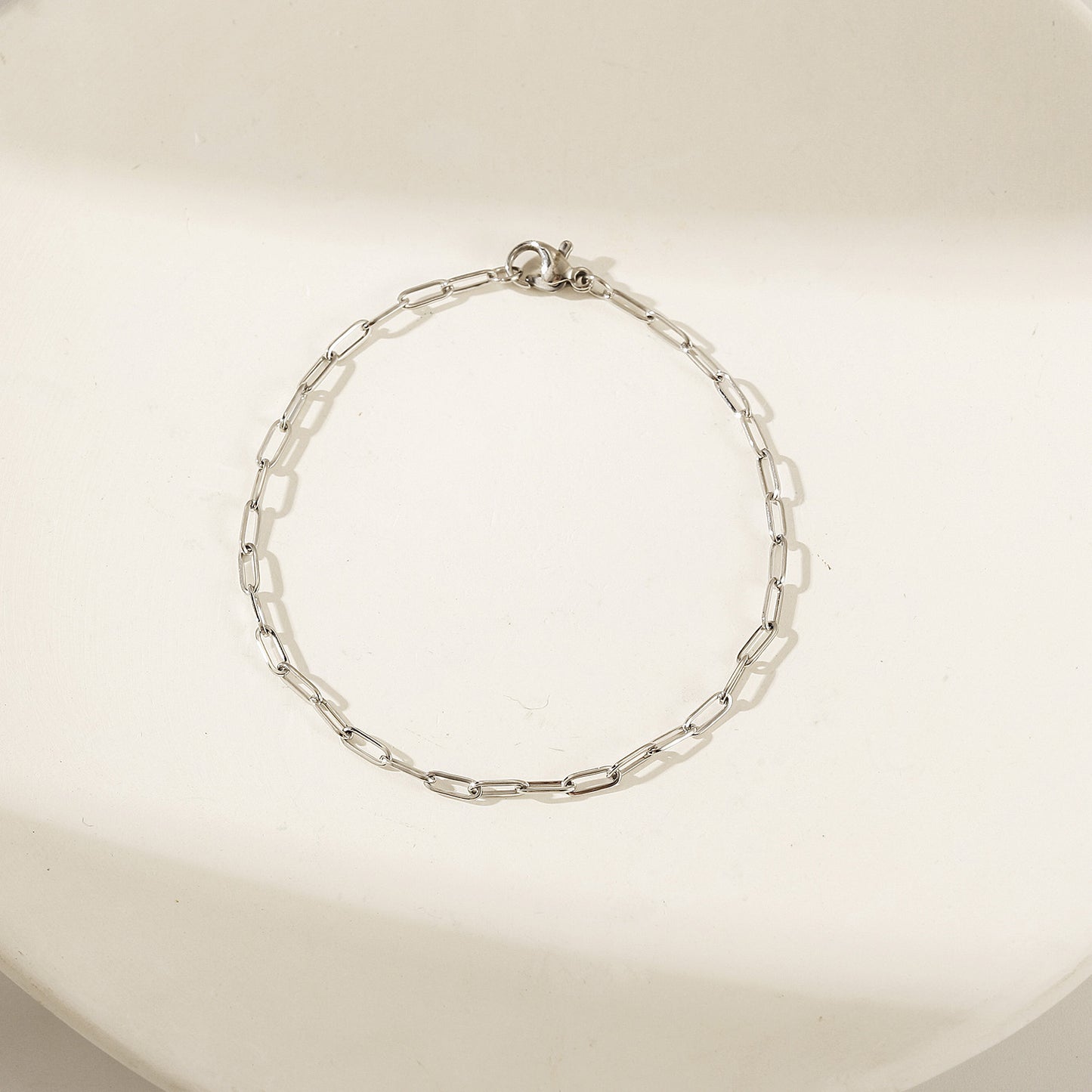 Chain hollow smooth bracelet-NSB1921ST