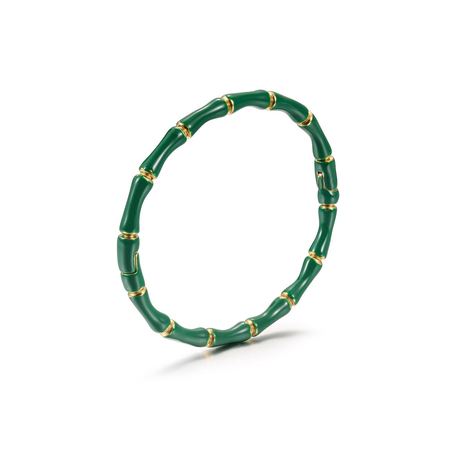 Green Intercolor Bracelet-NSB1934STGCGN