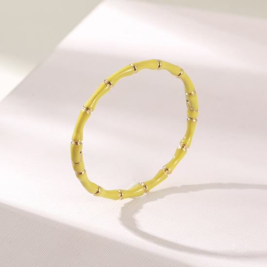 Yellow Intercolor Bracelet-NSB1934STGCYL