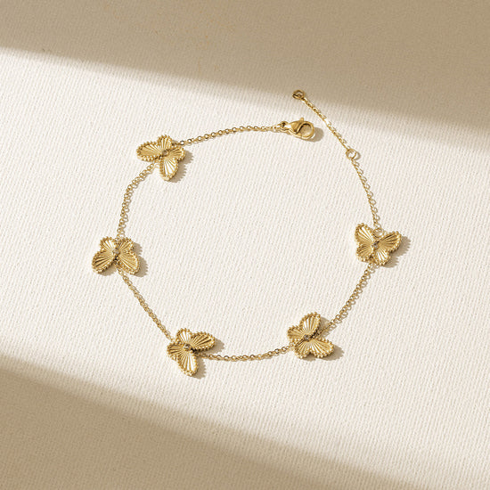 Chain butterfly bracelet-NSB1936STGCZD