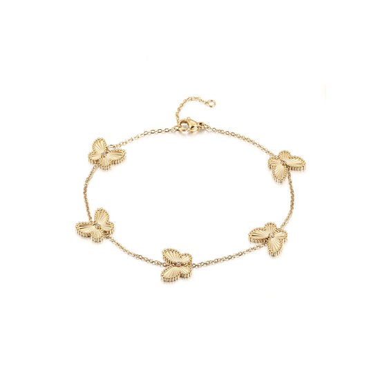 Chain butterfly bracelet-NSB1936STGCZD