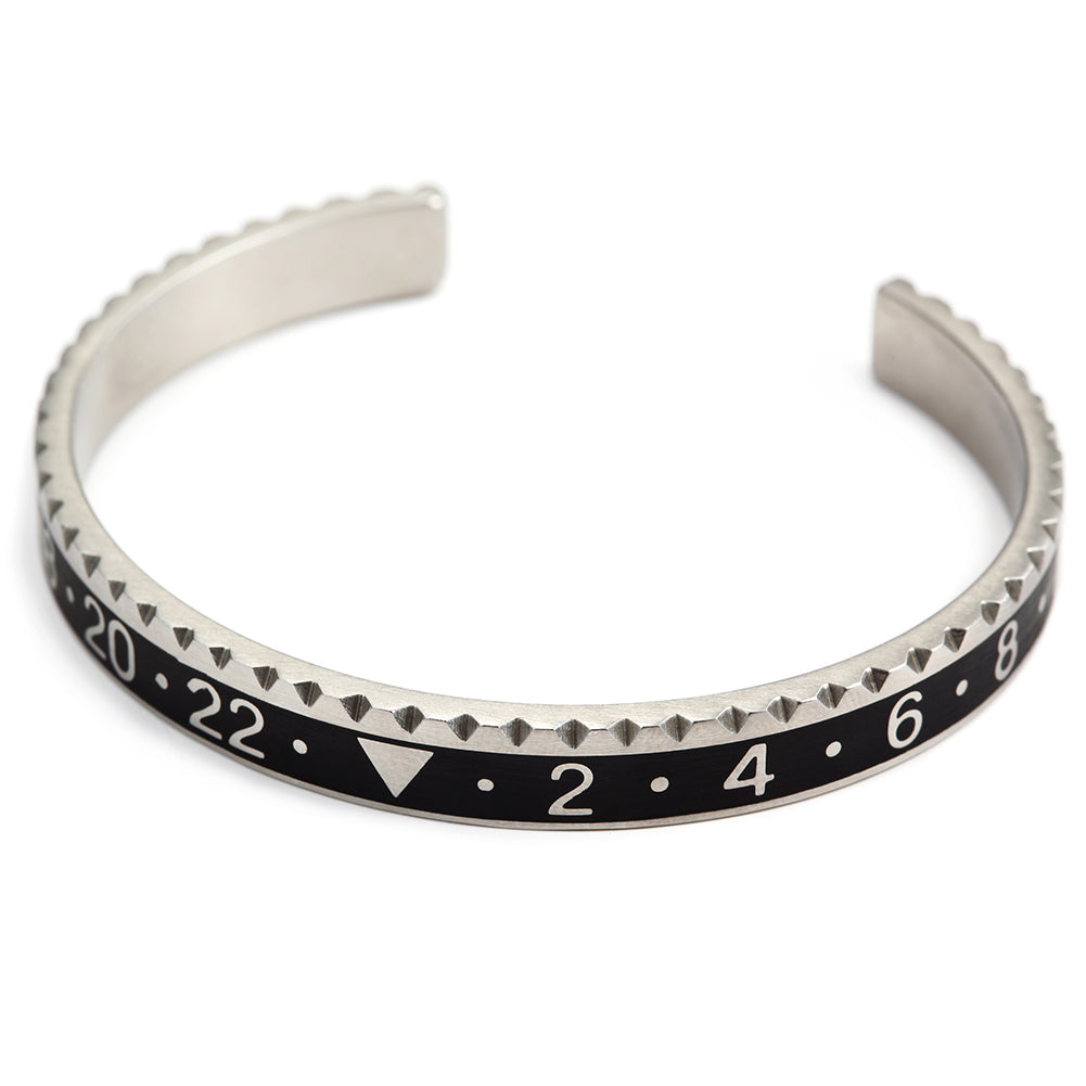 Stainless steel digital bracelet-NSB930STWG