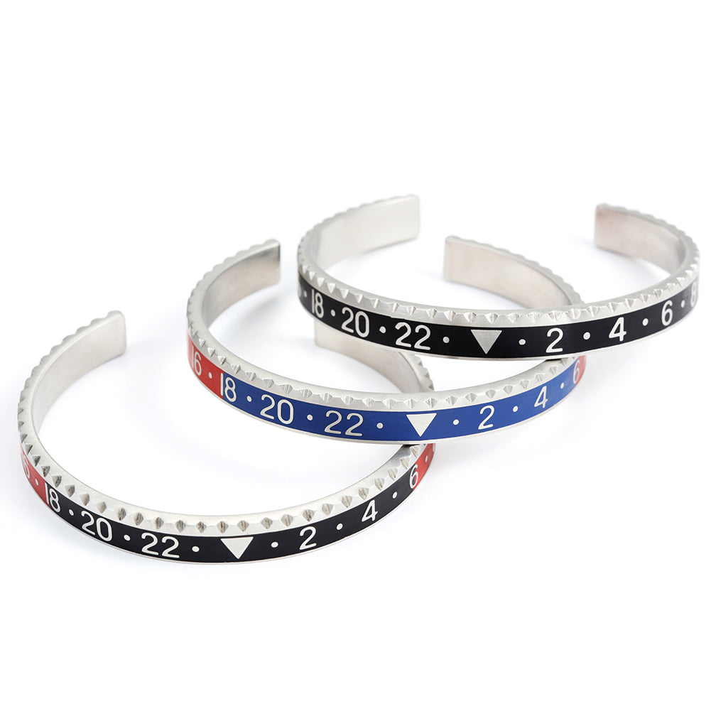 Stainless steel digital bracelet-NSB930STWG