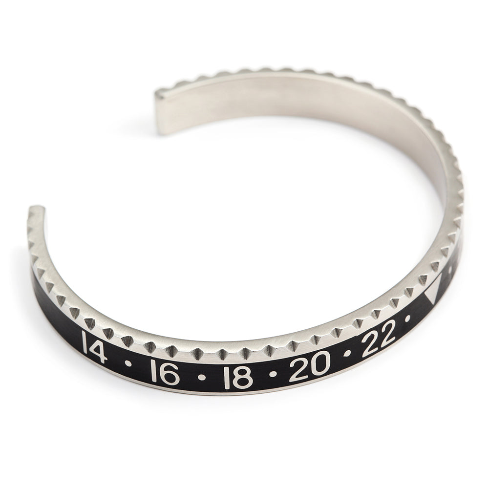 Stainless steel digital bracelet-NSB930STWG