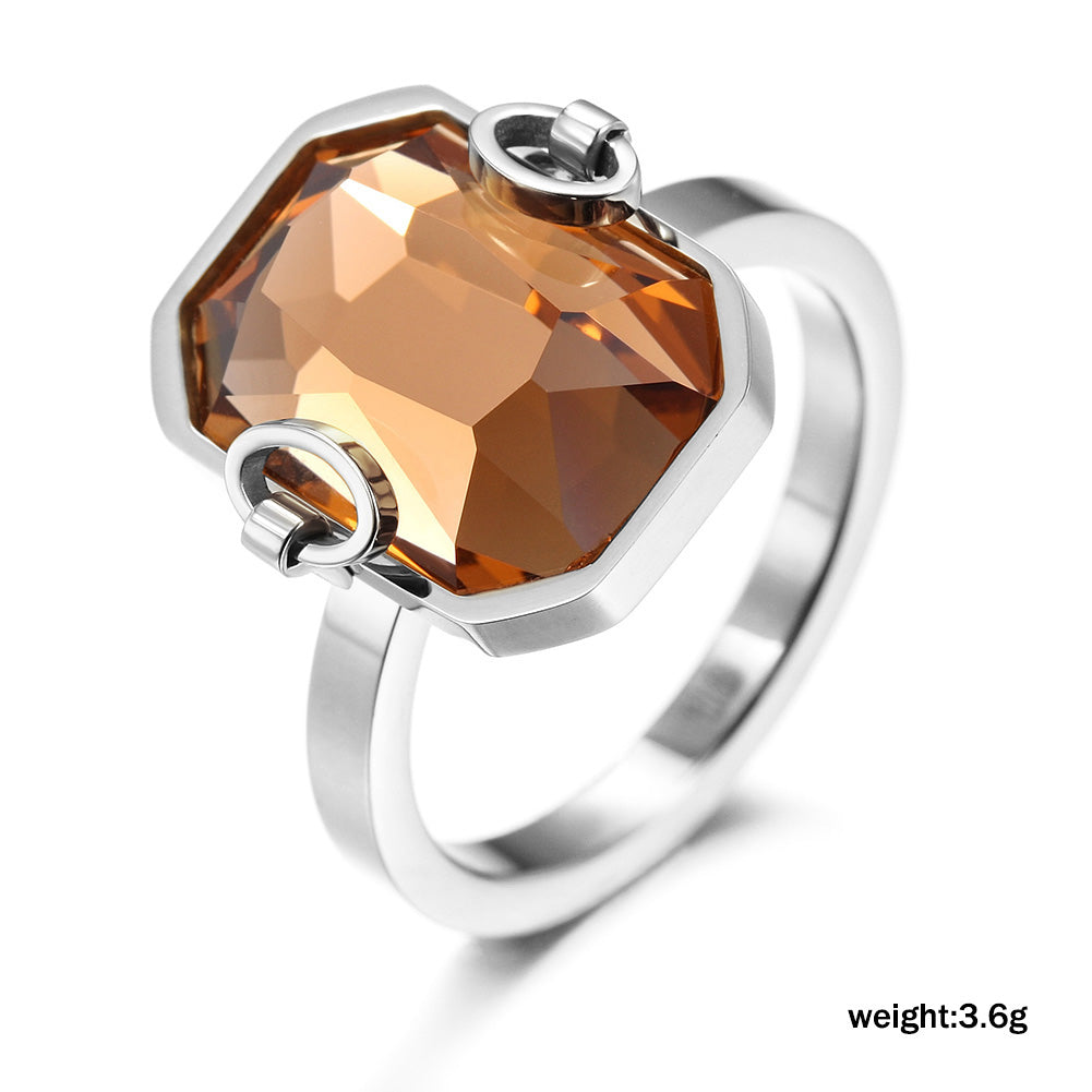 Exaggerated gemstone ring-NSR144ST