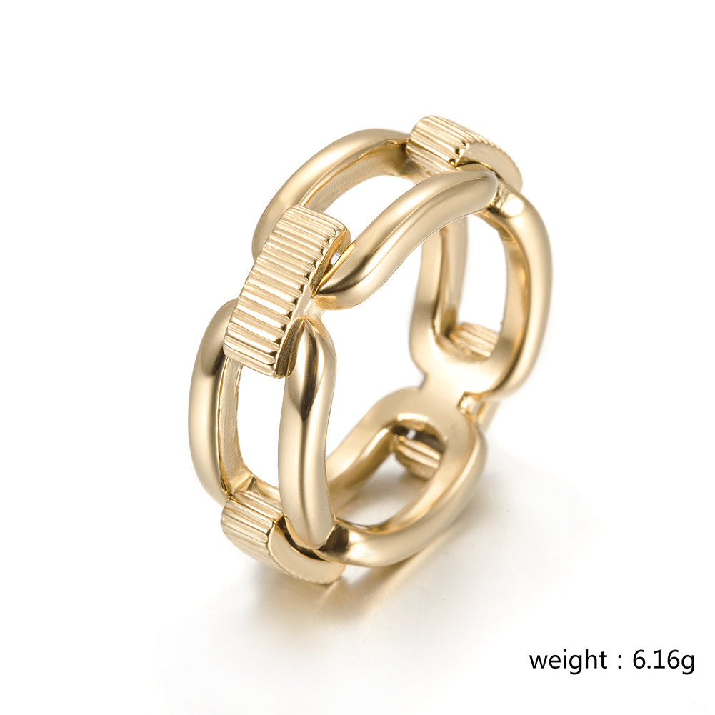 Ring buckle smooth surface ring-NSR169ST