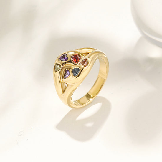 Colorful Love Ring-NSR176STGCZD