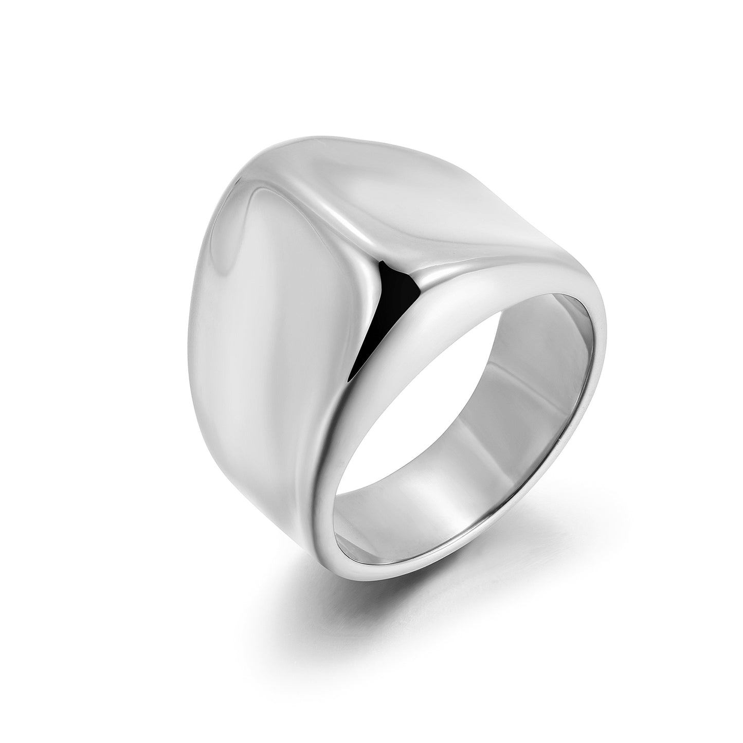 Exaggerated smooth ring-NSR179STWG