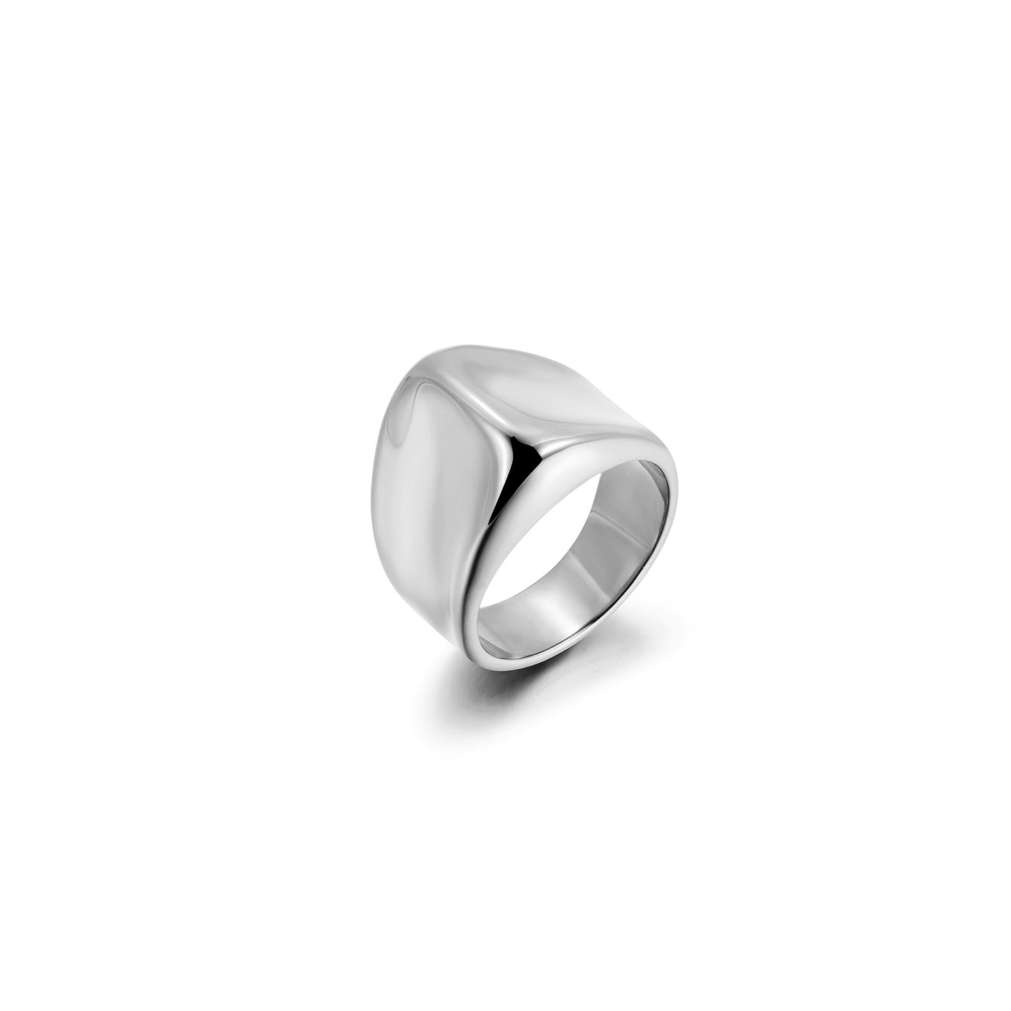 Exaggerated smooth ring-NSR179STWG