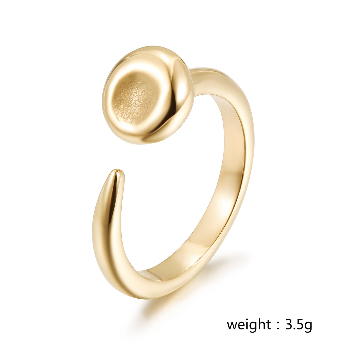 C-shaped chic ring-NSR189STGC